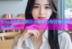 51cgfun吃瓜群众必备平台每日爆料精彩不停