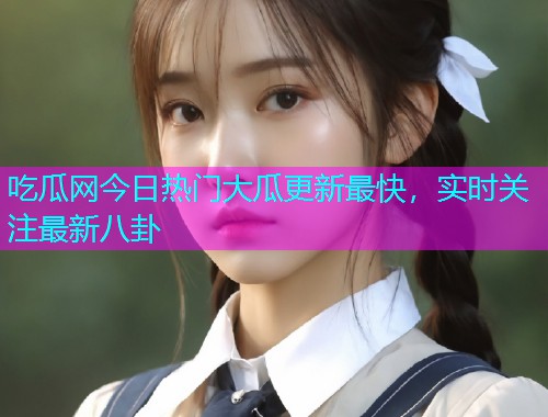 吃瓜网今日热门大瓜更新最快，实时关注最新八卦