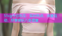 51cg今日吃瓜：实时热点、深度互动，尽享娱乐八卦盛宴