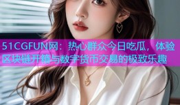51CGFUN网：热心群众今日吃瓜，体验区块链开箱与数字货币交易的极致乐趣