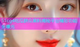 51cg4吃瓜群众黑料揭秘平台精彩功能全曝光