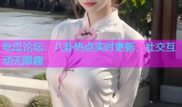 吃瓜论坛：八卦热点实时更新，社交互动无限趣