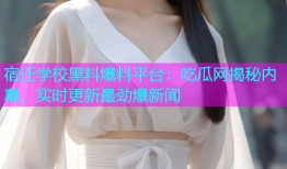 宿迁学校黑料爆料平台：吃瓜网揭秘内幕，实时更新最劲爆新闻