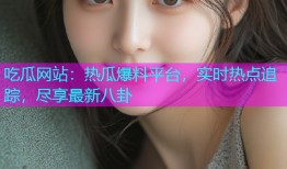 吃瓜网站：热瓜爆料平台，实时热点追踪，尽享最新八卦