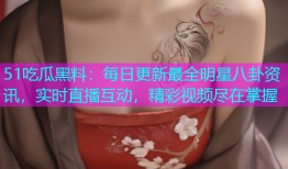 51吃瓜黑料：每日更新最全明星八卦资讯，实时直播互动，精彩视频尽在掌握