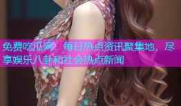免费吃瓜网：每日热点资讯聚集地，尽享娱乐八卦和社会热点新闻