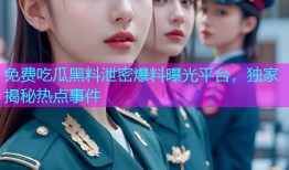 免费吃瓜黑料泄密爆料曝光平台，独家揭秘热点事件