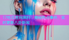 17吃瓜官网黑料：揭秘热点事件，实时更新八卦新闻