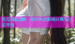 吃瓜网站q群：实时热点新闻分享与讨论平台