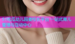 51吃瓜幼儿园姜校长平台 一站式育儿管理与互动中心