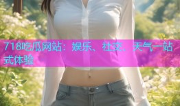 718吃瓜网站：娱乐、社交、天气一站式体验