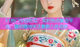 51热门今日吃瓜：实时热点聚合平台，随时随地关注最新八卦动态