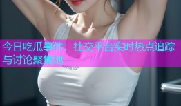 今日吃瓜事件：社交平台实时热点追踪与讨论聚集地