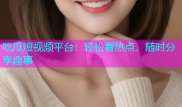 吃瓜短视频平台：轻松看热点，随时分享趣事