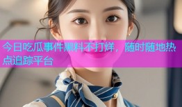 今日吃瓜事件黑料不打烊，随时随地热点追踪平台