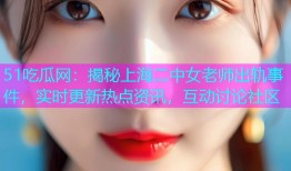 51吃瓜网：揭秘上海二中女老师出轨事件，实时更新热点资讯，互动讨论社区