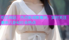 吃瓜网站：热点新闻聚集地，实时关注最新八卦和社会热点