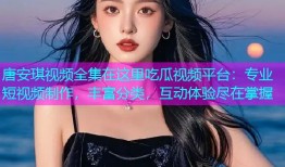 唐安琪视频全集在这里吃瓜视频平台：专业短视频制作，丰富分类，互动体验尽在掌握