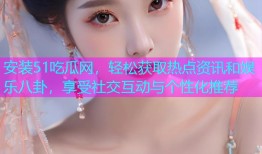 安装51吃瓜网，轻松获取热点资讯和娱乐八卦，享受社交互动与个性化推荐