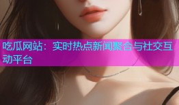 吃瓜网站：实时热点新闻聚合与社交互动平台