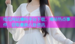 吃瓜网站爆料平台下载，揭秘热点事件，获取最新八卦资讯