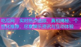 吃瓜网：实时热点追踪、真相揭秘、个性化推荐，尽享娱乐资讯与互动体验