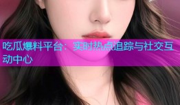 吃瓜爆料平台：实时热点追踪与社交互动中心