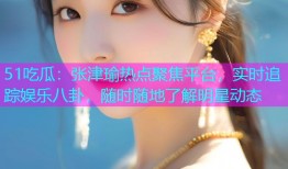 51吃瓜：张津瑜热点聚焦平台，实时追踪娱乐八卦，随时随地了解明星动态