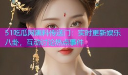51吃瓜网黑料传送门：实时更新娱乐八卦，互动讨论热点事件