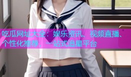 吃瓜网址大全：娱乐资讯、视频直播、个性化推荐，一站式追星平台