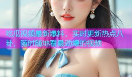 吃瓜视频最新爆料，实时更新热点八卦，随时随地看最劲爆的视频