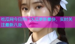 吃瓜网今日热门大瓜更新最快，实时关注最新八卦