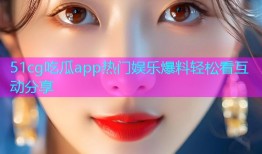 51cg吃瓜app热门娱乐爆料轻松看互动分享