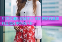 51吃瓜爆料视频平台 实时更新明星黑料互动分享热点八卦