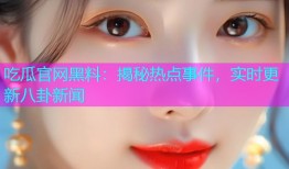 吃瓜官网黑料：揭秘热点事件，实时更新八卦新闻