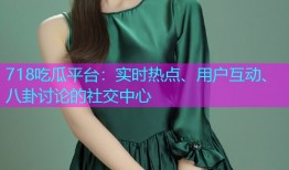 718吃瓜平台：实时热点、用户互动、八卦讨论的社交中心