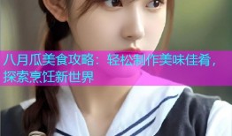 八月瓜美食攻略：轻松制作美味佳肴，探索烹饪新世界