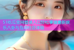 51吃瓜官网登录入口轻松掌握最新娱乐八卦与互动社区体验