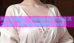 吃瓜视频最全：双胞胎妹妹的日常生活全记录，随时随地观看最热门内容