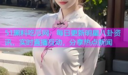 51黑料吃瓜网：每日更新明星八卦资讯，实时直播互动，分享热点新闻