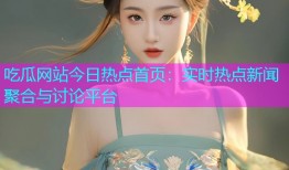 吃瓜网站今日热点首页：实时热点新闻聚合与讨论平台