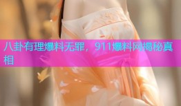 八卦有理爆料无罪，911爆料网揭秘真相