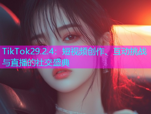 TikTok29.2.4：短视频创作、互动挑战与直播的社交盛典