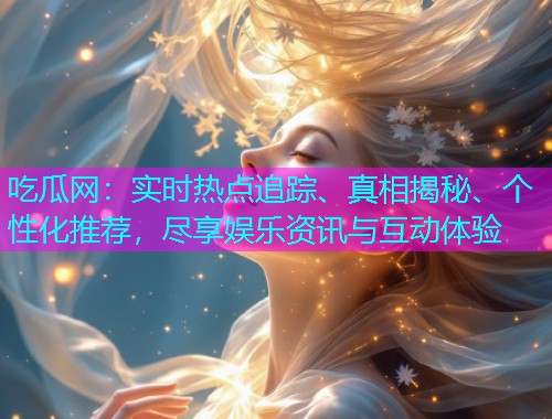 吃瓜网：实时热点追踪、真相揭秘、个性化推荐，尽享娱乐资讯与互动体验