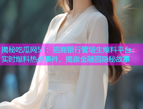 揭秘吃瓜网51：招商银行管培生爆料平台，实时爆料热点事件，揭露金融圈隐秘故事